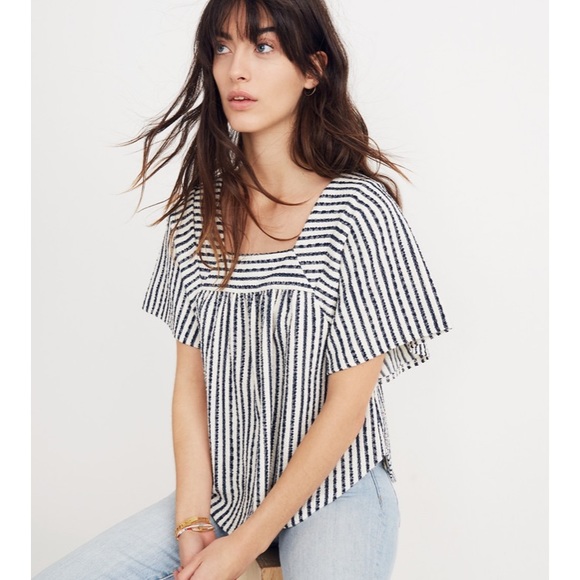 Madewell Tops - Madewell Texture & Thread Butterfly top